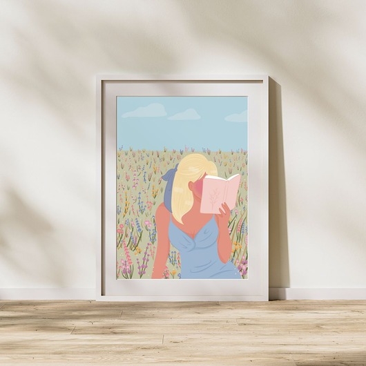 Image of Pakamera Plakat Spring reading