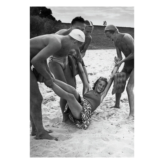 Image of Pakamera Kartka Premium - Vintage Kraków, Plaża nad Wisła