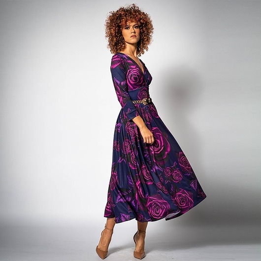 Image of Amelia Magic Rose - koktajlowa sukienka
