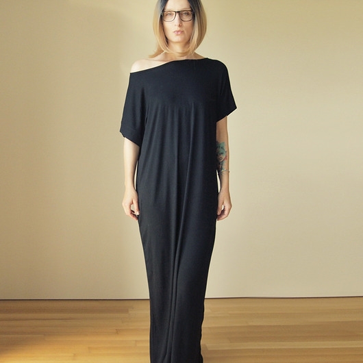 Image of Sukienka tshirt oversize Czarna