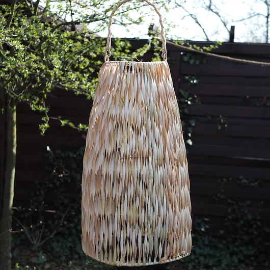 Image of Pakamera Duży lampion solarny rattanowy- 43 cm, FSC
