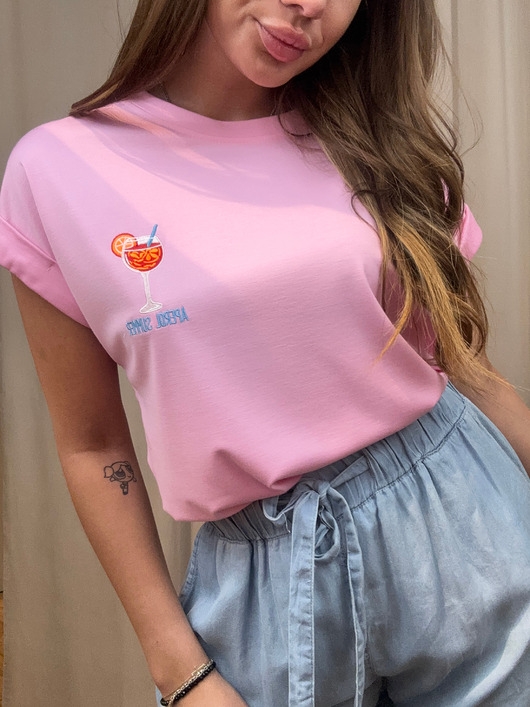 Image of Pakamera T-shirt Aperol Rosa