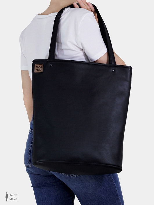 Image of Pakamera Shopper XL torba czarna na zamek