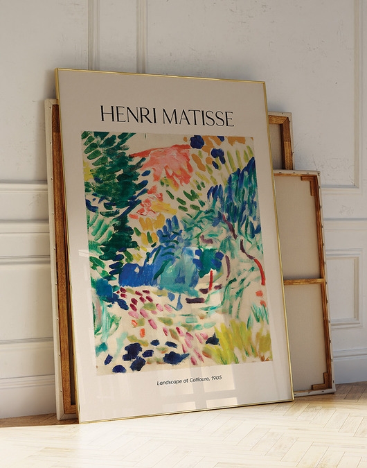Image of Plakat Reprodukcja Henri Matisse - Krajobraz w Collioure