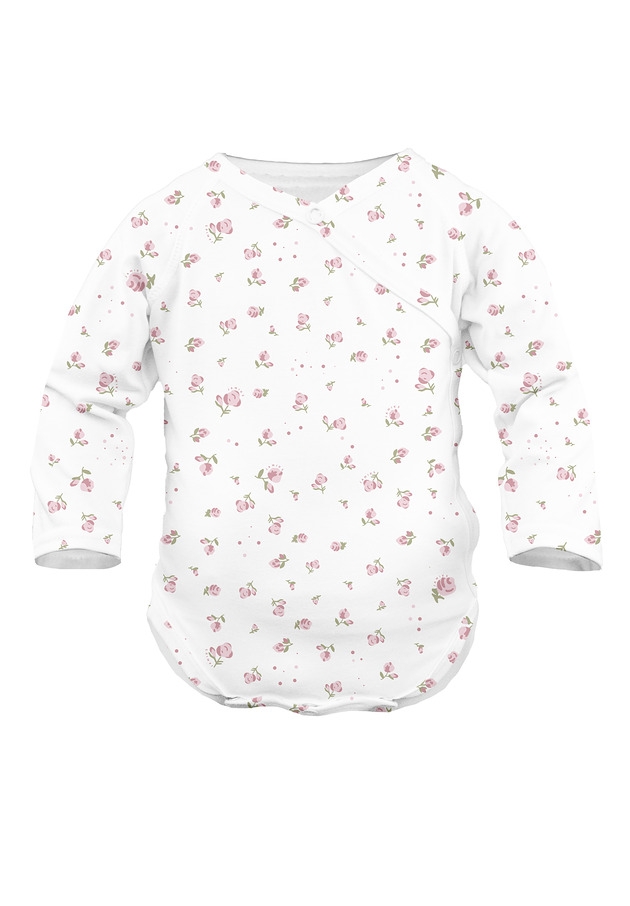 Image of Pakamera Niemowlęce body SARI organic z długim rękawem lobella