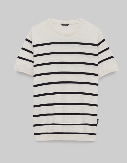 Image of Pakamera T-shirt positano biały b1