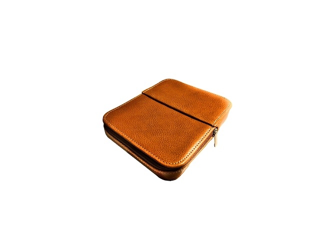 Image of Pakamera Etui na pióra na sześć sztuk jasny brąz skóra