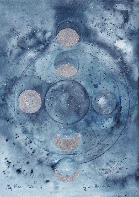 Image of Fazy Księżyca ydruk Artystyczny