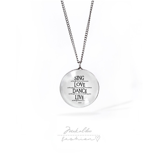 Image of Pakamera Sing Love Dence Live - naszyjnik simple