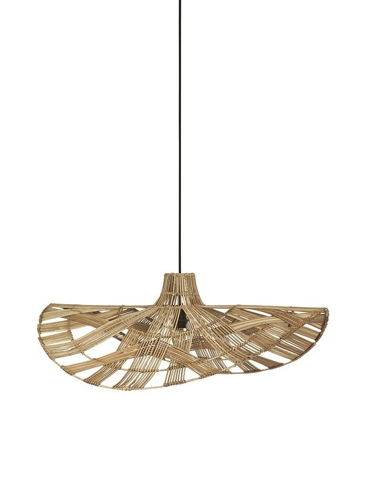 Image of Pakamera Duża lampa wykonana z rattanu Wella 81 cm
