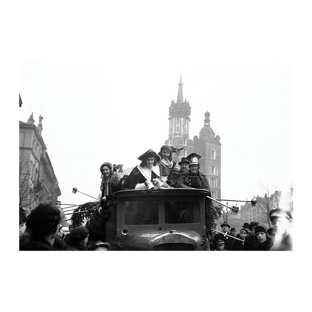 Image of Pakamera Kartka Premium - Vintage Kraków, Aktorzy Teatru Słowackiego