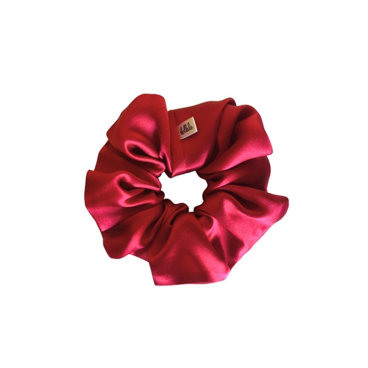 Image of Pakamera Jedwabna gumka do włosów scrunchie / kollale basic