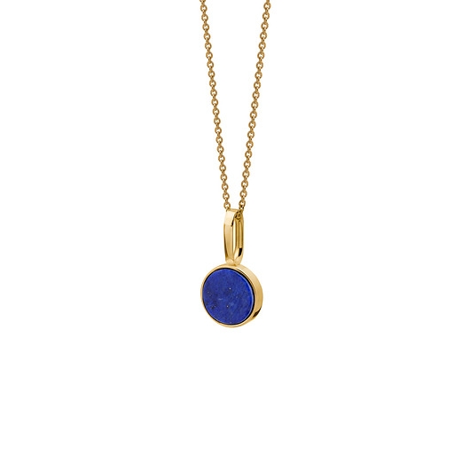 Image of Pakamera Wisiorek/DROPS/złocony/lapis lazuli