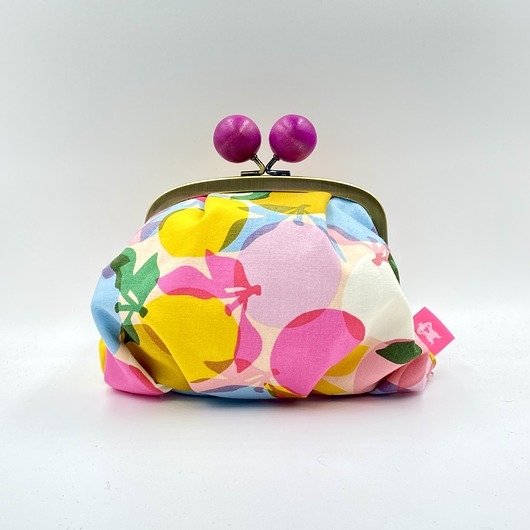 Image of Pink Oranges Toiletry Bag Dots