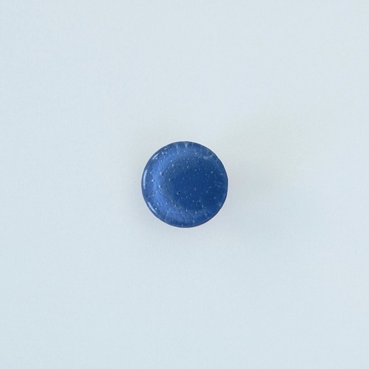Image of Pakamera Niebieska szklana gałka meblowa - indygo