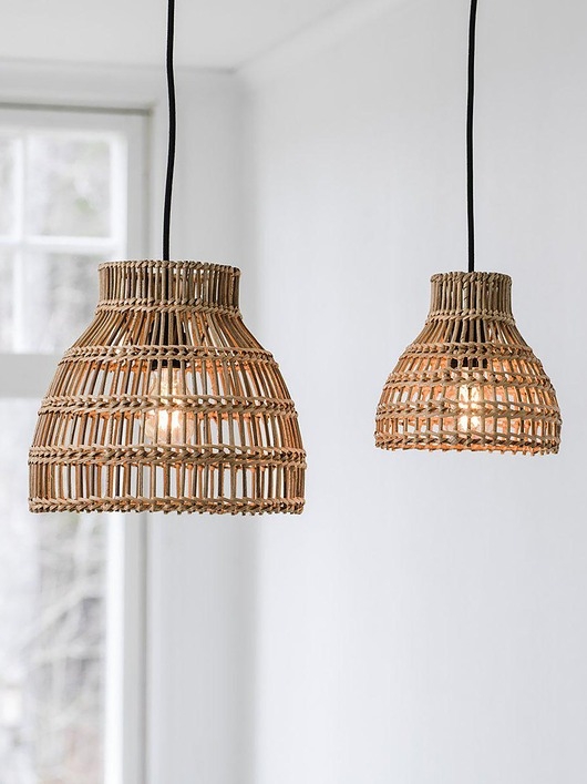 Image of Pakamera Ręcznie pleciona lampa wisząca Sarah Natural