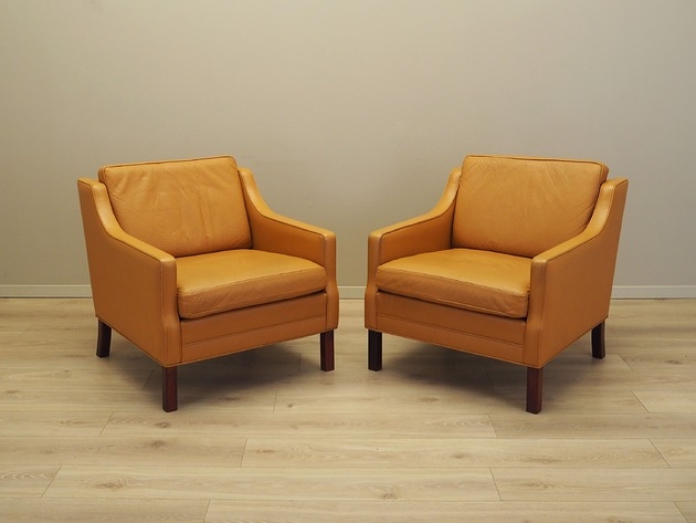 Image of Pakamera Komplet foteli wypoczynkowych, duński design, lata 70, produkcja: Dania