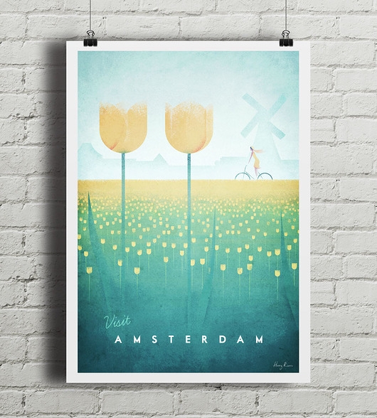 Image of Amsterdam - vintage plakat