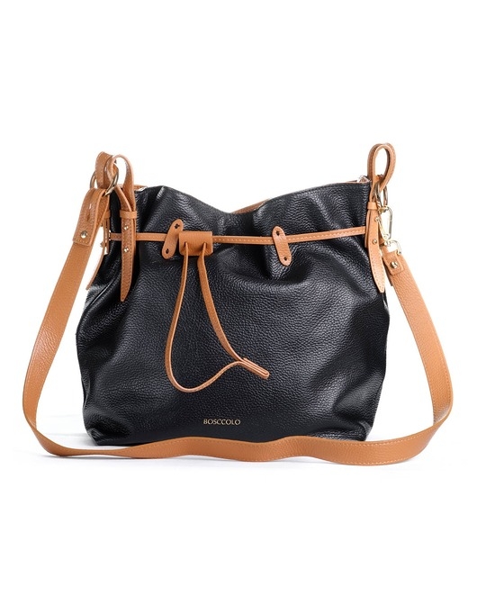 Image of Pakamera Torba skórzana Shopper - Worek Ściągany (7003)