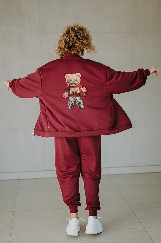 Image of Pakamera Bluza oversize rozpinana Mac Teddy