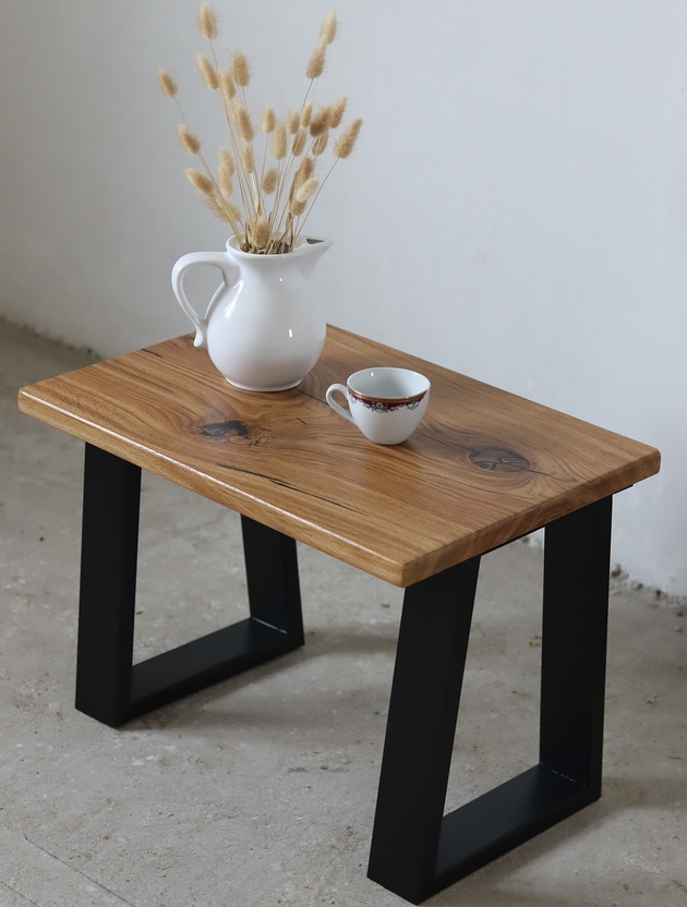 Image of Pakamera Stolik kawowy live edge loft mini