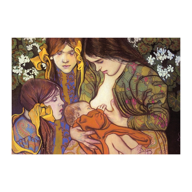 Image of Pakamera Kartka Premium - Stanisław Wyspiański Macierzyństwo