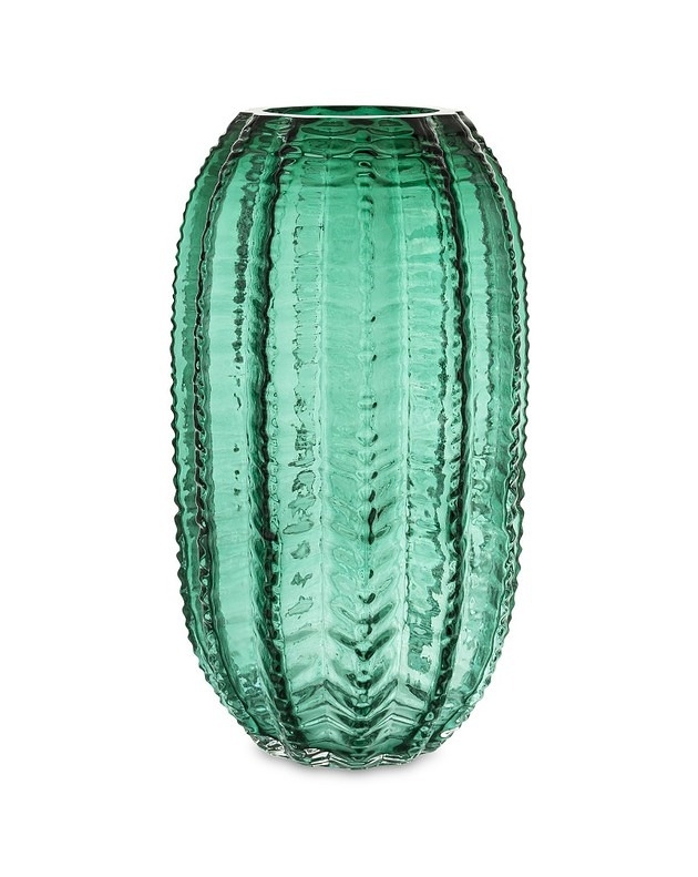 Image of Pakamera Wazon Szklany Wazon Ozdobny Green