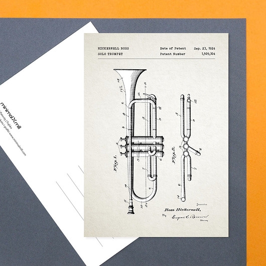 Image of Plakat Trąbka - pocztówka