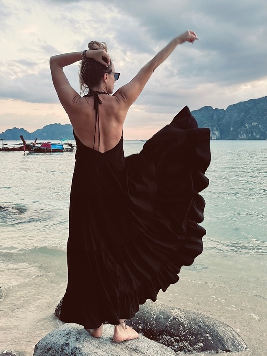 Image of Pakamera Thai Black Dress