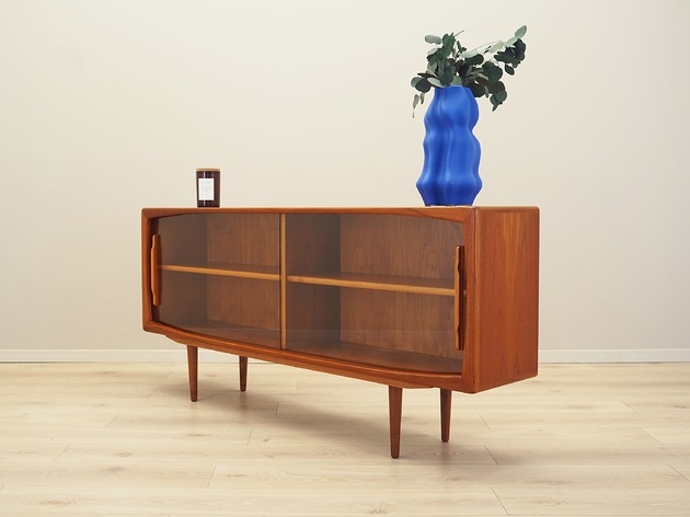 Image of Sideboard tekowy, duński design, lata 70, produkcja: Dania