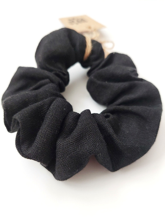 Image of Pakamera 100% len, owijka do włosów, black