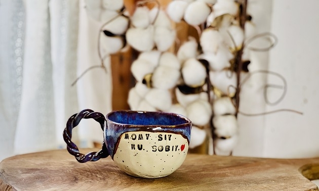 Image of Pakamera Kubek handmade Momy siy ku sobiy