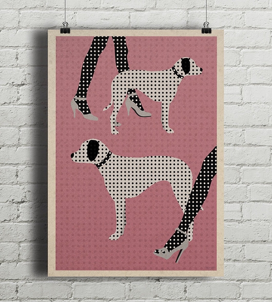 Image of Pakamera Dalmatyńczki - plakat fine art