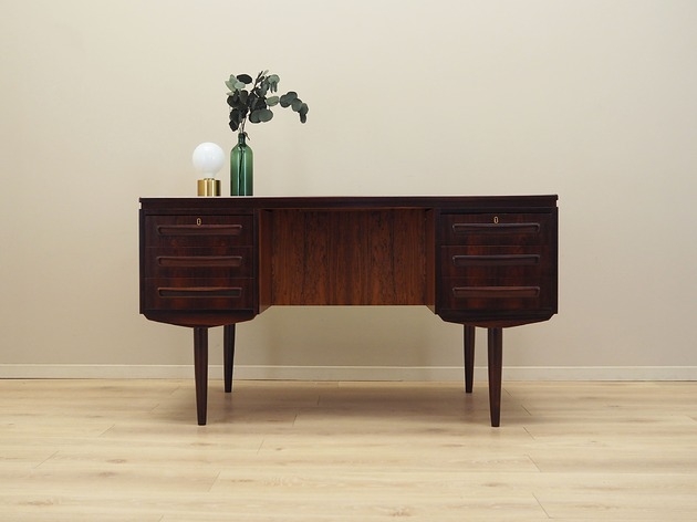 Image of Pakamera Biurko palisandrowe, duński design, lata 60, projektant: J. Svenstrup
