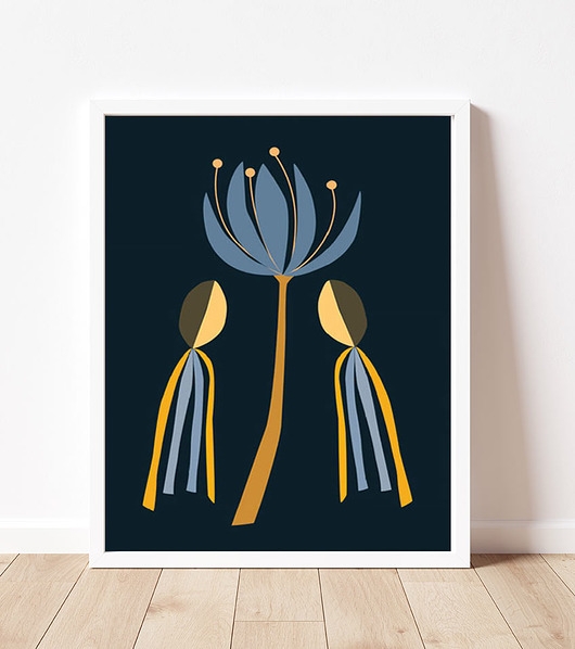 Image of Pakamera Plakat w stylu boho