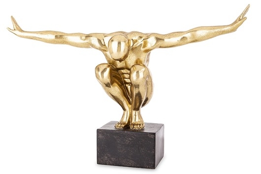 Image of Pakamera Dekoracja - postać mężczyzny 32,5x48,5x15 cm FLOSI