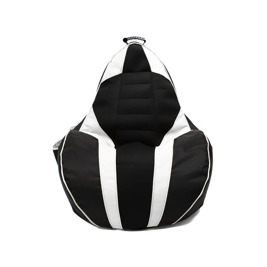 Image of Pakamera Puf gamingowy GAMEBAGOS biało-czarny