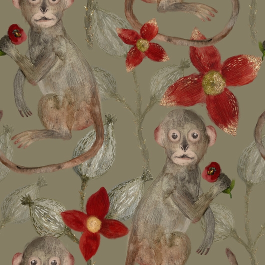 Image of Pakamera Monkeys - tapeta