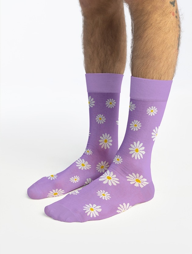 Image of Pakamera Skarpetki Daisy - Stokrotki