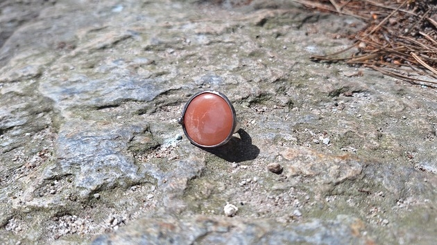 Image of Kamień słoneczny - pierścionek regulowany
