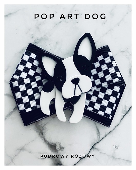 Image of Kolekcja Pop Art Dog Brosza z Buldogiem 1 szt