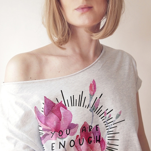 Image of Pakamera You are enough Oversize Szary