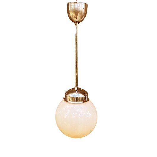 Image of Pakamera Artdecowska Lampa wisząca, Napako, Czechosłowacja, lata 40.