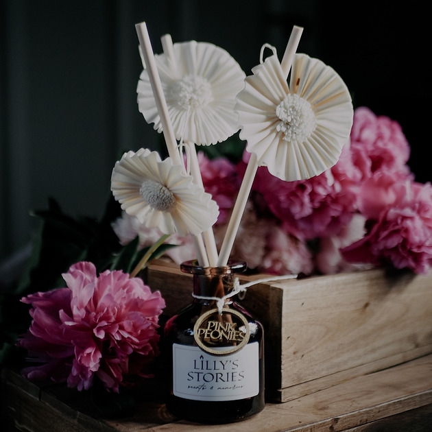 Image of Pakamera Dyfuzor zapachowy Pink Peonies, zapach różowych piwonii