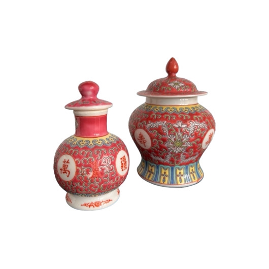 Image of Pakamera Zestaw, ginger jar i flakon