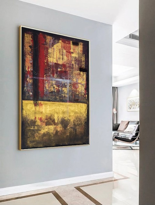 Image of Pakamera Obraz na płótnie 50x70cm. Abstrakcja VII