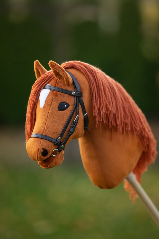 Image of Hobby Horse + ogłowie regulowane z wędzidłem + wodze