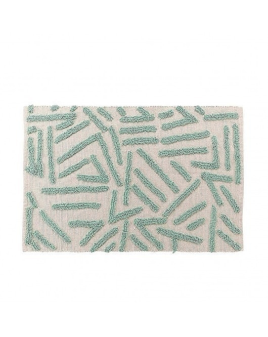 Image of Pakamera Dywanik Bawełniany Dywanik Łazienkowy Tłoczony Mint