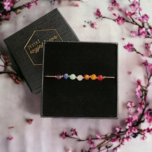 Image of Pakamera PREMIUM: chakra bracelet : wspiera wszystkie czakry