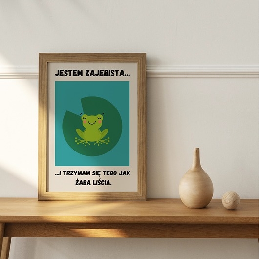 Image of Plakat JESTEM ZAJEBISTA